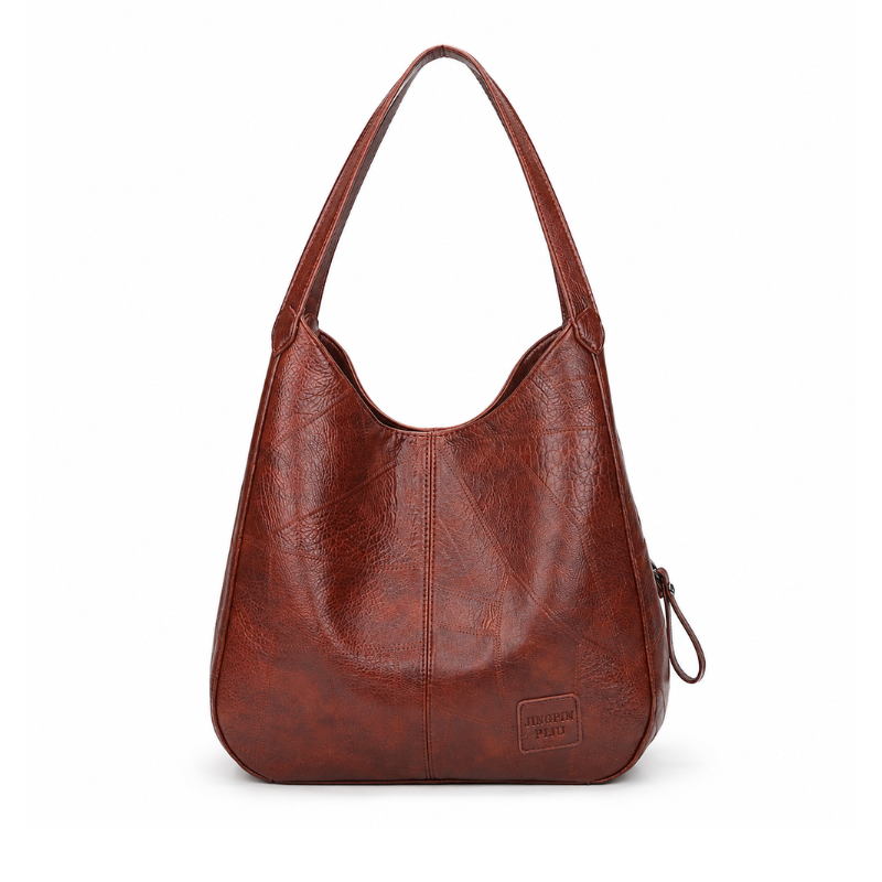 Bolsa Feminina Hobo Grande em Couro Vintage
