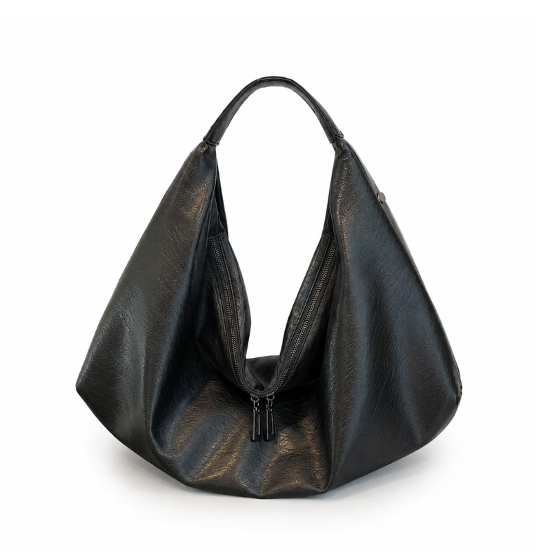 Bolsa Feminina Hobo Grande em Couro Essence