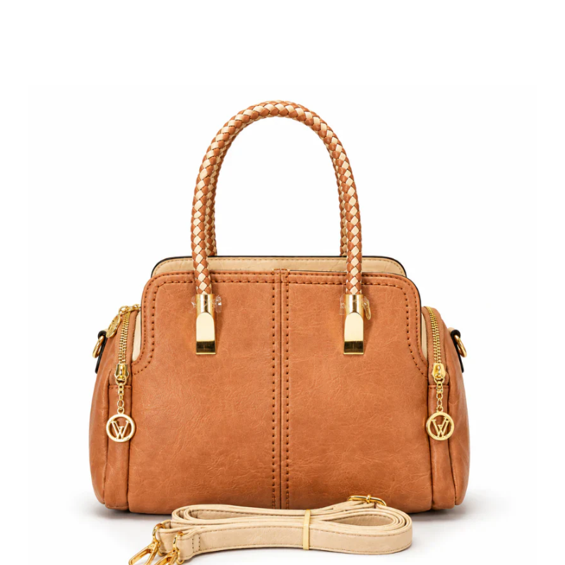Bolsa Feminina Tiracolo Média em Couro Rosália