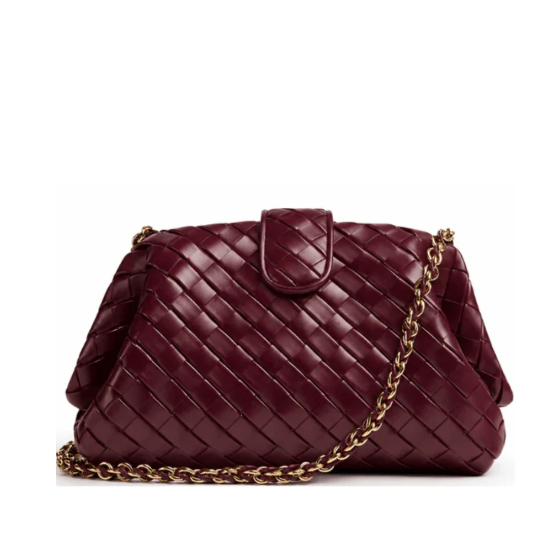 Bolsa Feminina Tiracolo Pequena em Couro Lauren