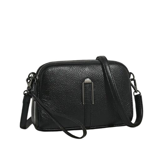Bolsa Feminina Transversal Pequena em Couro Exclusive Class