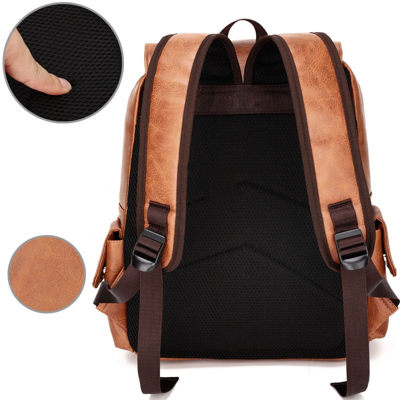 Mochila Feminina Santorini em Couro Legítimo
