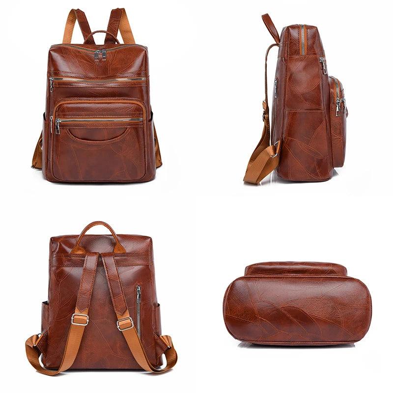 Mochila Feminina Bellagio em Couro Legítimo