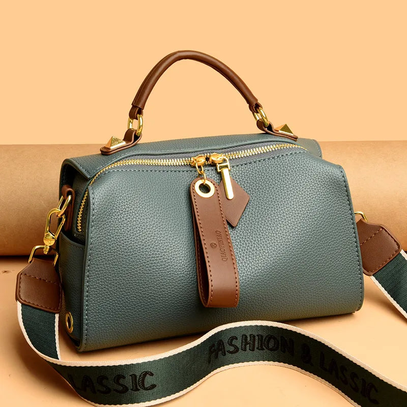 Bolsa Feminina Tiracolo Pequena Em Couro Valériana
