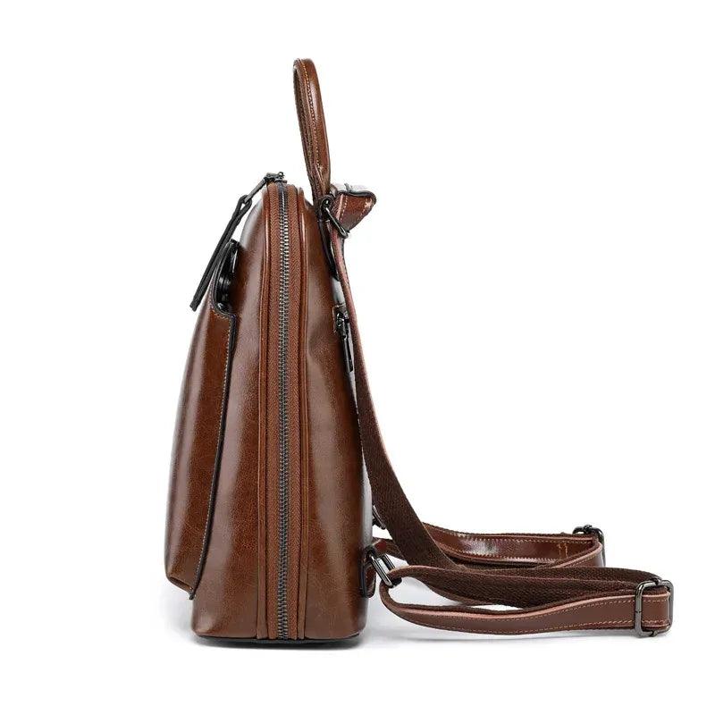 Mochila Feminina Vittoria em Couro Legítimo