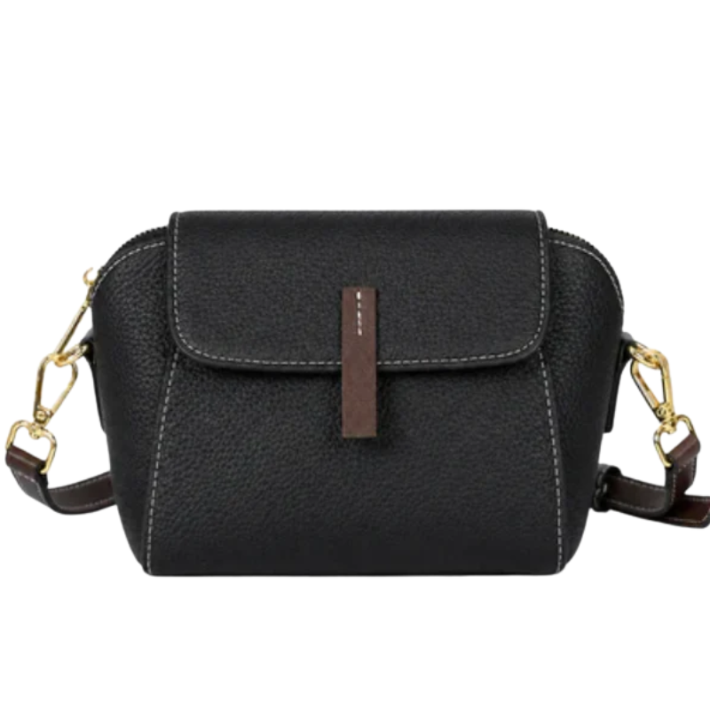 Bolsa Feminina Tiracolo em Couro Elegante Texturizada