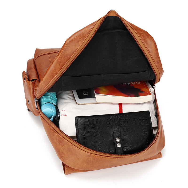 Mochila Feminina Santorini em Couro Legítimo