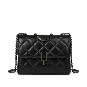 Bolsa Feminina Crossbody Pequena Matelassê Ônix