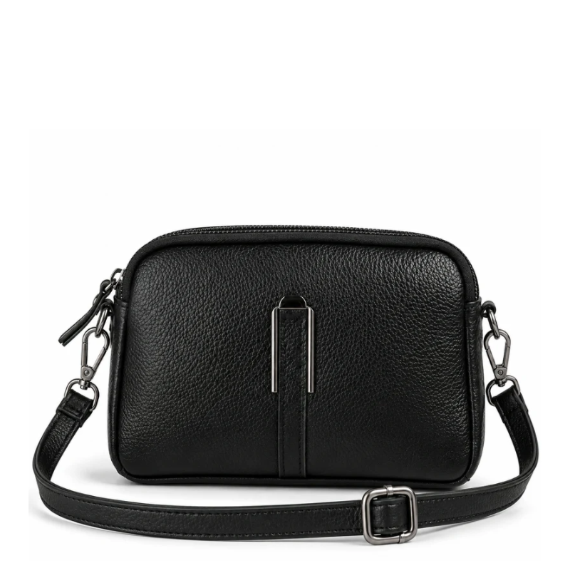 Bolsa Feminina Transversal Pequena em Couro Exclusive Class