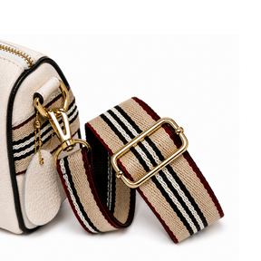 Bolsa Feminina Crossbody Pequena Casual Chic Off White