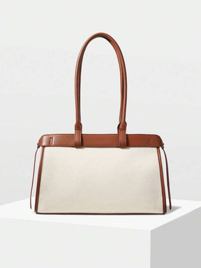 MOTF PREMIUM BOLSA DE OMBRO ELEGANTE DE TRABALHO PARA MULHERES, SIMPLES E DA MODA COM DETALHE DE FIVELA, BOLSAS DE TRABALHO ATRAENTES PARA MULHERES, BOLSA ELEGANTE PARA MULHERES, LUXO