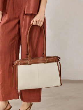 MOTF PREMIUM BOLSA DE OMBRO ELEGANTE DE TRABALHO PARA MULHERES, SIMPLES E DA MODA COM DETALHE DE FIVELA, BOLSAS DE TRABALHO ATRAENTES PARA MULHERES, BOLSA ELEGANTE PARA MULHERES, LUXO