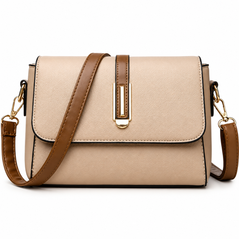 Bolsa Feminina Tiracolo Pequena Em Couro Minimalista