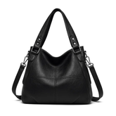 Bolsa Feminina Hobo Grande Em Couro Soft