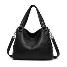 Bolsa Feminina Hobo Grande Em Couro Soft
