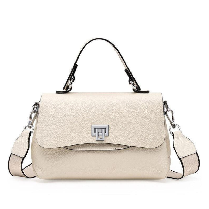 Bolsa Feminina Transversal Pequena em Couro Garden