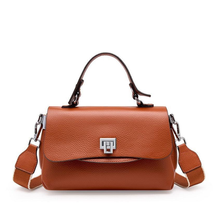 Bolsa Feminina Transversal Pequena em Couro Garden