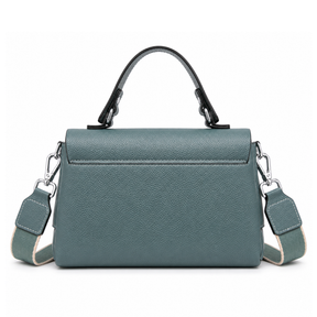 Bolsa Feminina Transversal Pequena em Couro Garden