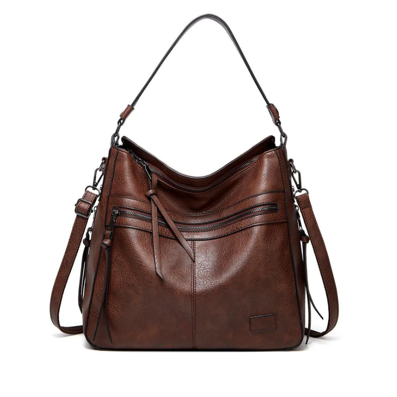 Bolsa Feminina Hobo Grande em Couro Verona