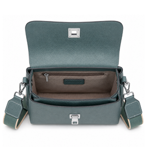Bolsa Feminina Transversal Pequena em Couro Garden