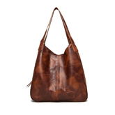 Bolsa Feminina Hobo Grande em Couro Tereza