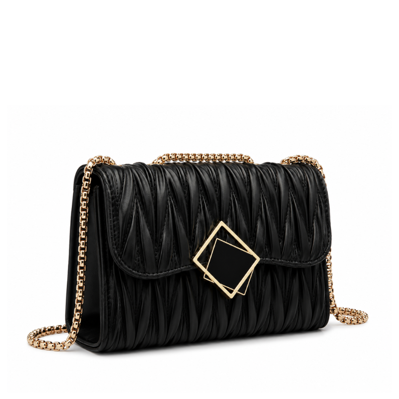 Bolsa Feminina Tiracolo Pequena em Couro Divine