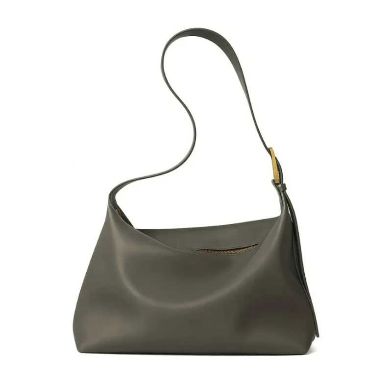 Bolsa Feminina De Ombro Grande em Couro Vintage