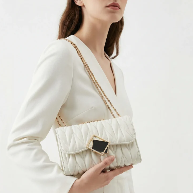 Bolsa Feminina Tiracolo Pequena em Couro Divine