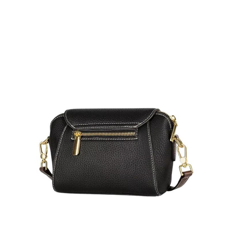 Bolsa Feminina Tiracolo em Couro Elegante Texturizada