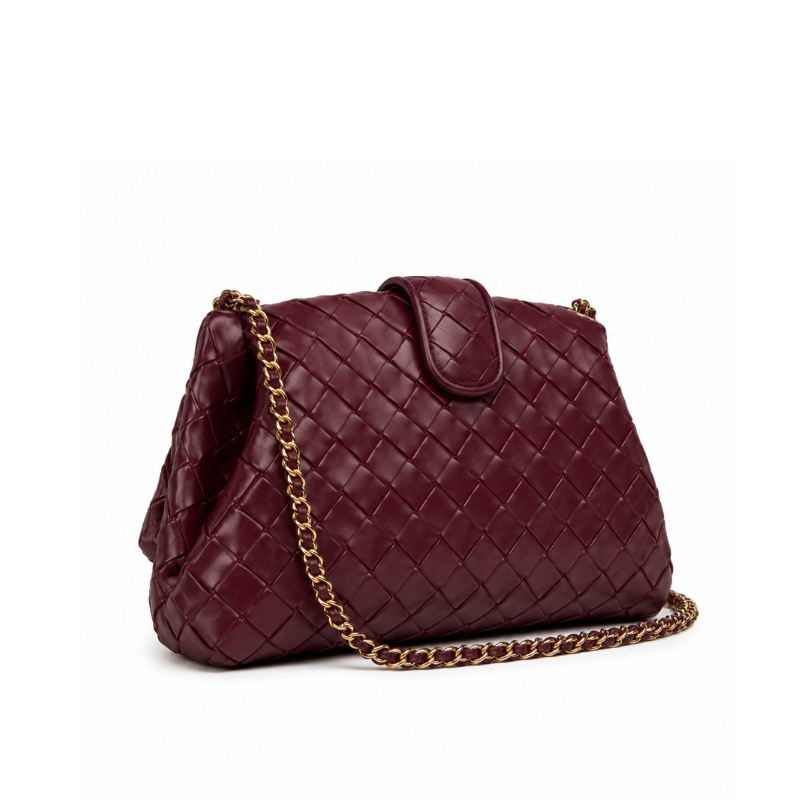 Bolsa Feminina Tiracolo Pequena em Couro Lauren