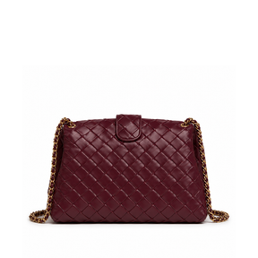 Bolsa Feminina Tiracolo Pequena em Couro Lauren