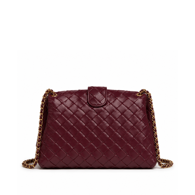 Bolsa Feminina Tiracolo Pequena em Couro Lauren