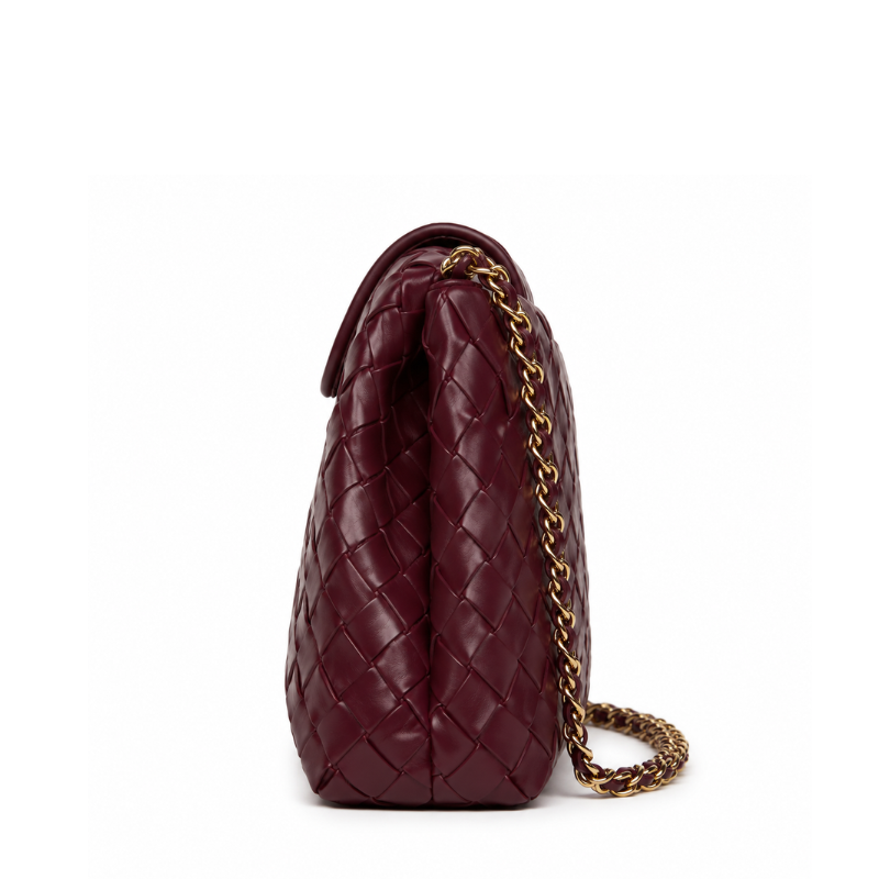 Bolsa Feminina Tiracolo Pequena em Couro Lauren