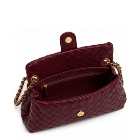 Bolsa Feminina Tiracolo Pequena em Couro Lauren