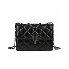Bolsa Feminina Crossbody Pequena Matelassê Ônix