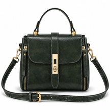 Bolsa Feminina Transversal Pequena em Couro Imperial