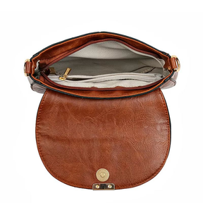 Bolsa Feminina Transversal Pequena em Couro Daily Chic
