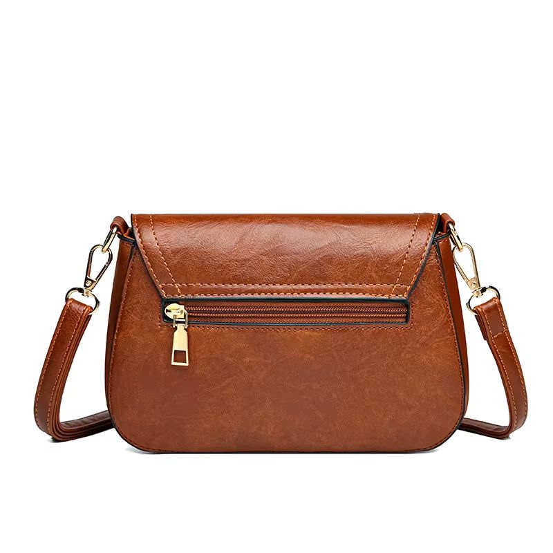 Bolsa Feminina Transversal Pequena em Couro Daily Chic