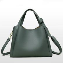 Bolsa Feminina Tote Média Minimalista em Couro