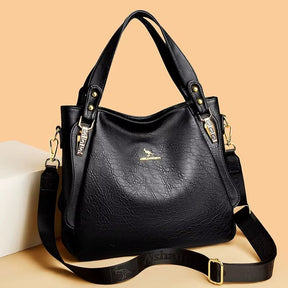 Bolsa Feminina Hobo Grande em Couro Santorini