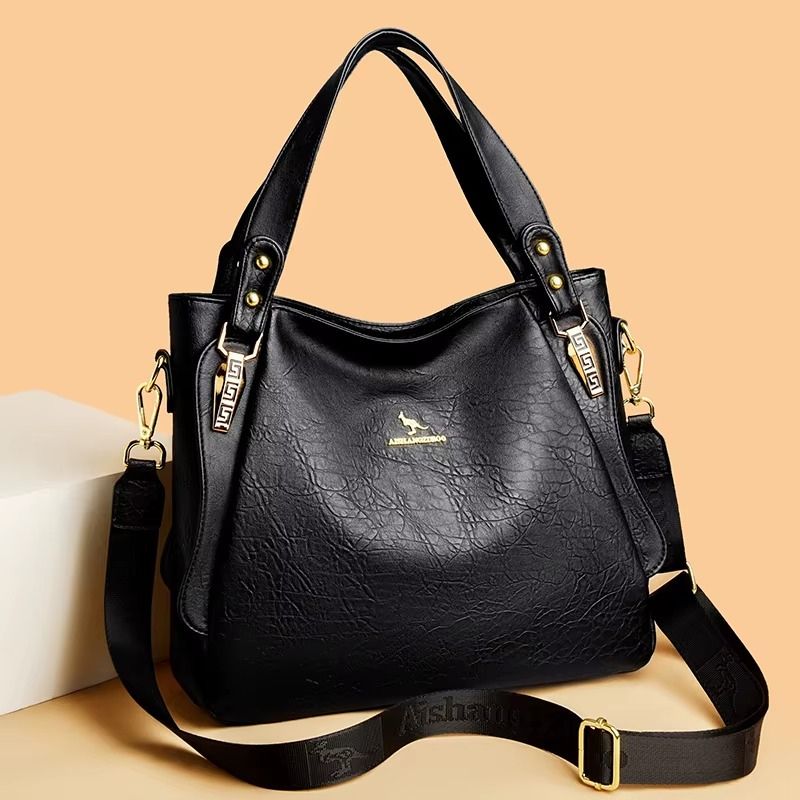 Bolsa Feminina Hobo Grande em Couro Santorini