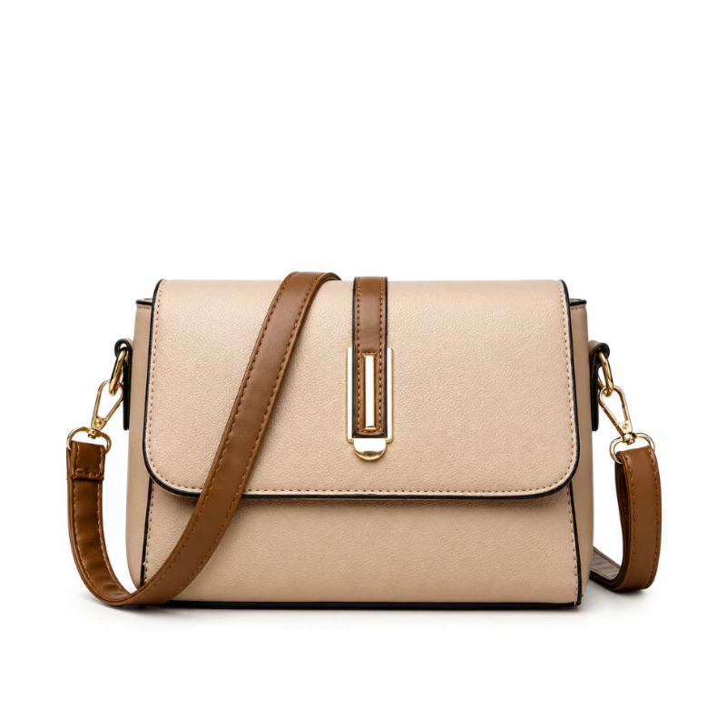 Bolsa Feminina Tiracolo Pequena Em Couro Minimalista
