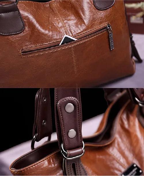 Bolsa Feminina Tote Grande em Couro Morgana