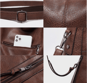 Bolsa Feminina Hobo Grande em Couro Verona