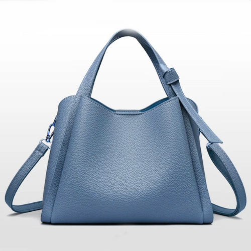 Bolsa Feminina Tote Média Minimalista em Couro