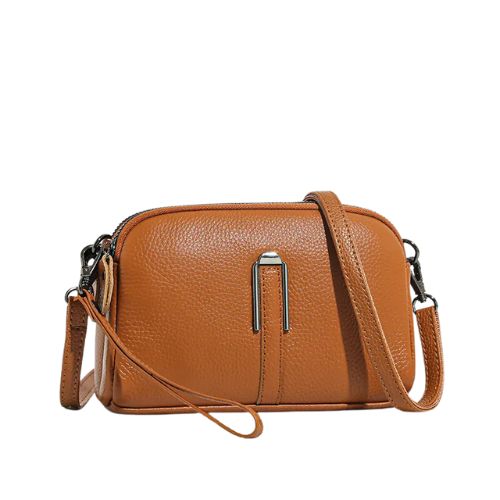 Bolsa Feminina Transversal Pequena em Couro Exclusive Class