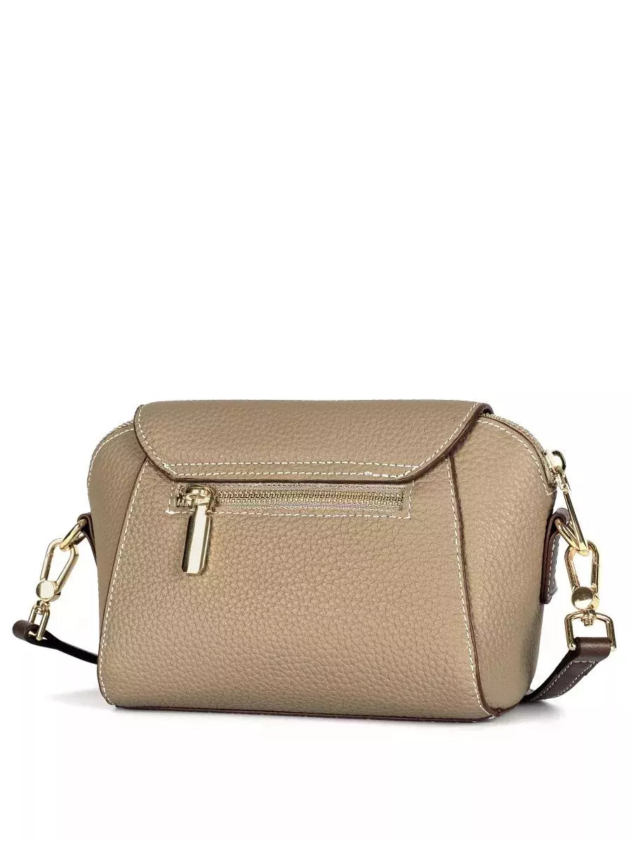 Bolsa Feminina Tiracolo em Couro Elegante Texturizada