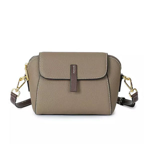 Bolsa Feminina Tiracolo em Couro Elegante Texturizada