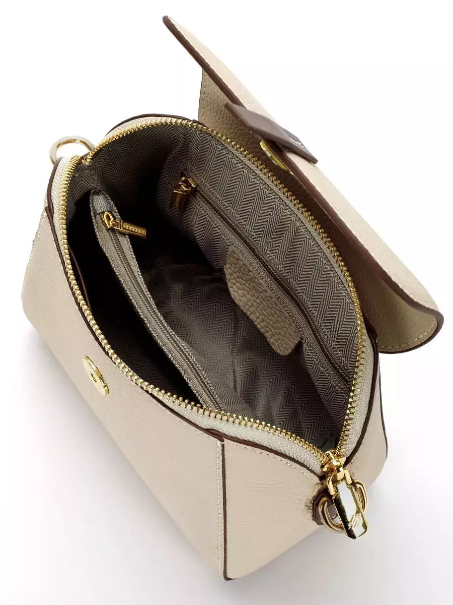 Bolsa Feminina Tiracolo em Couro Elegante Texturizada