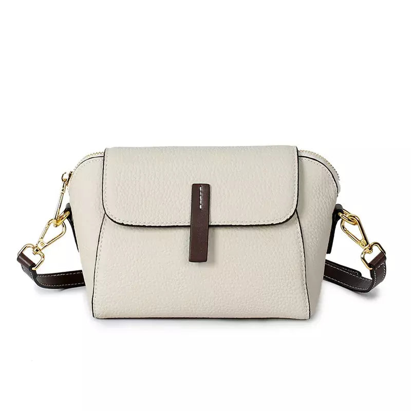 Bolsa Feminina Tiracolo em Couro Elegante Texturizada